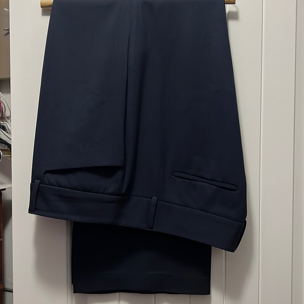 Navy blue women dress pants